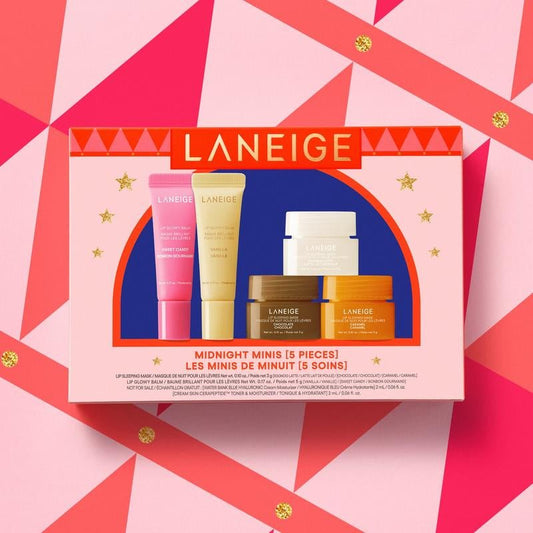 Laneige Midnight Minis, Hydrating, Lip Care Gift Set - go2shop