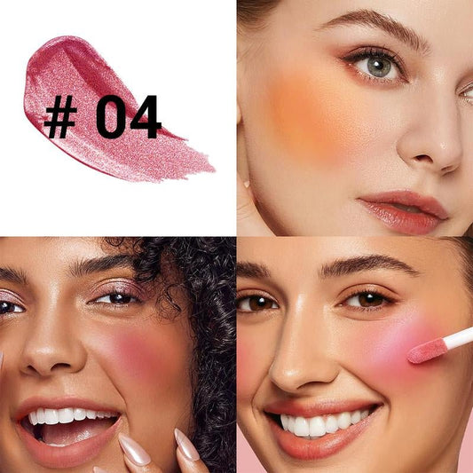 LUXAZA Shimmer Liquid Blush - 3 Colors for Perfect Makeup Looks - go2shop